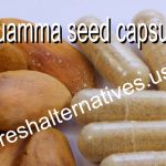 AKUAMMA SEEDS, (tested) ground in capsules, 100ct
