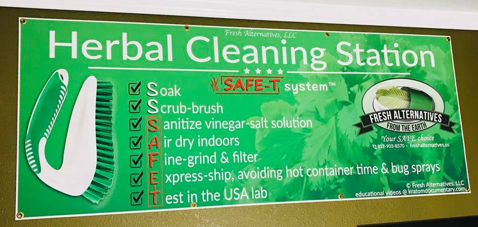 Fresh Alternatives, LLC, Dallas, Fort Worth, This is our "SAFE-T" Kratom Cleaning Processs in Indonesia. www.freshalternatives.us